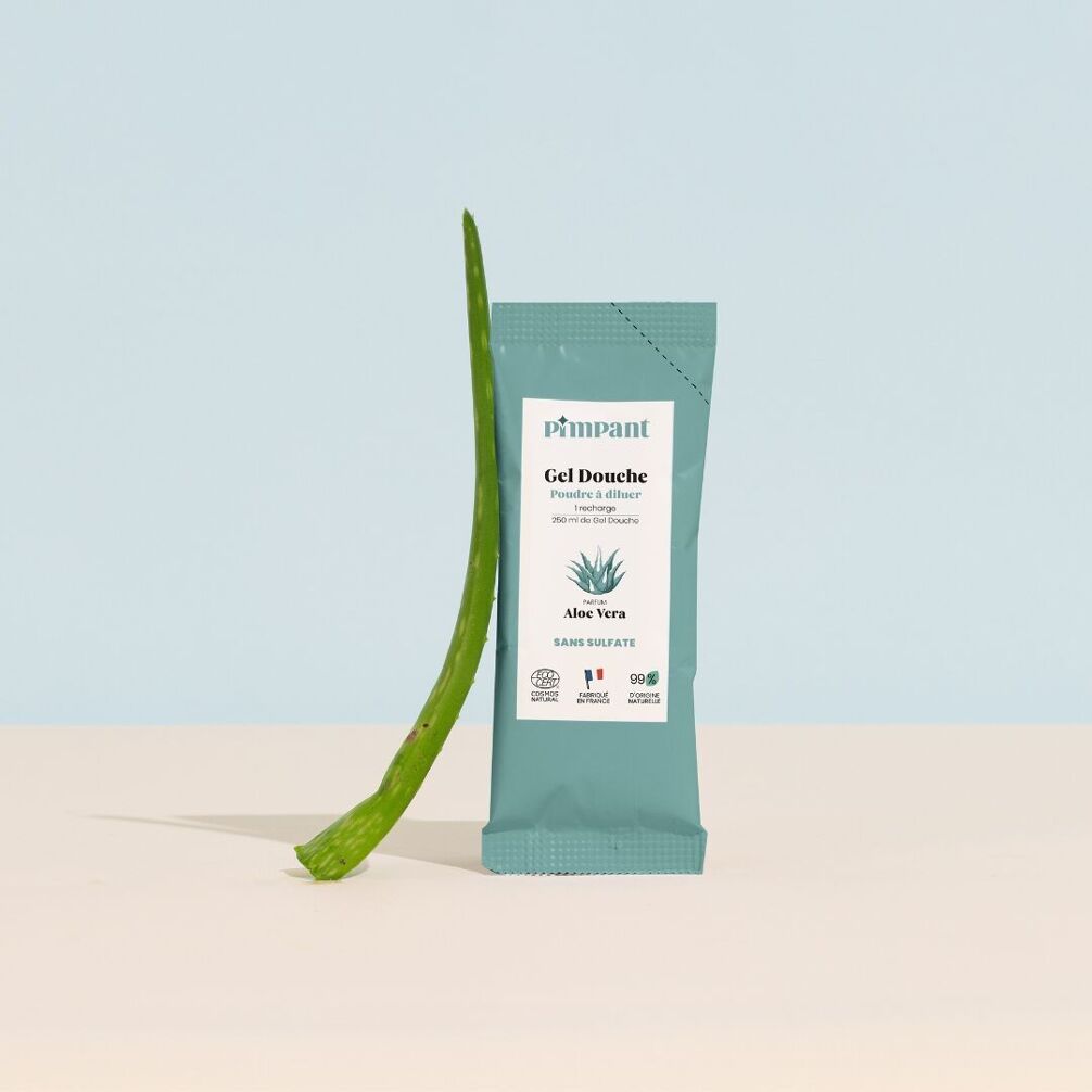 Gel douche Aloe Vera en poudre à diluer