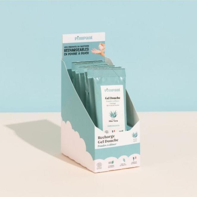 Gel douche Aloe Vera en poudre à diluer