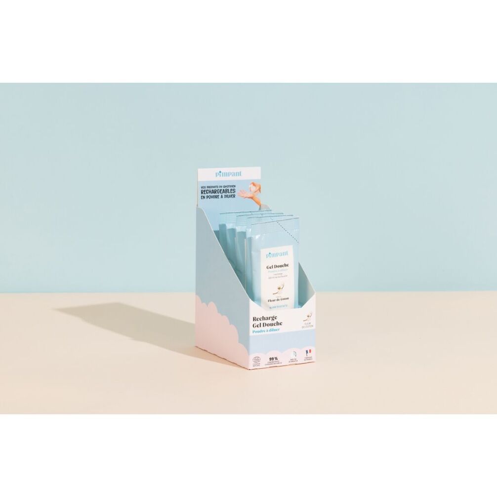 Gel Douche Fleur de Coton en poudre à diluer