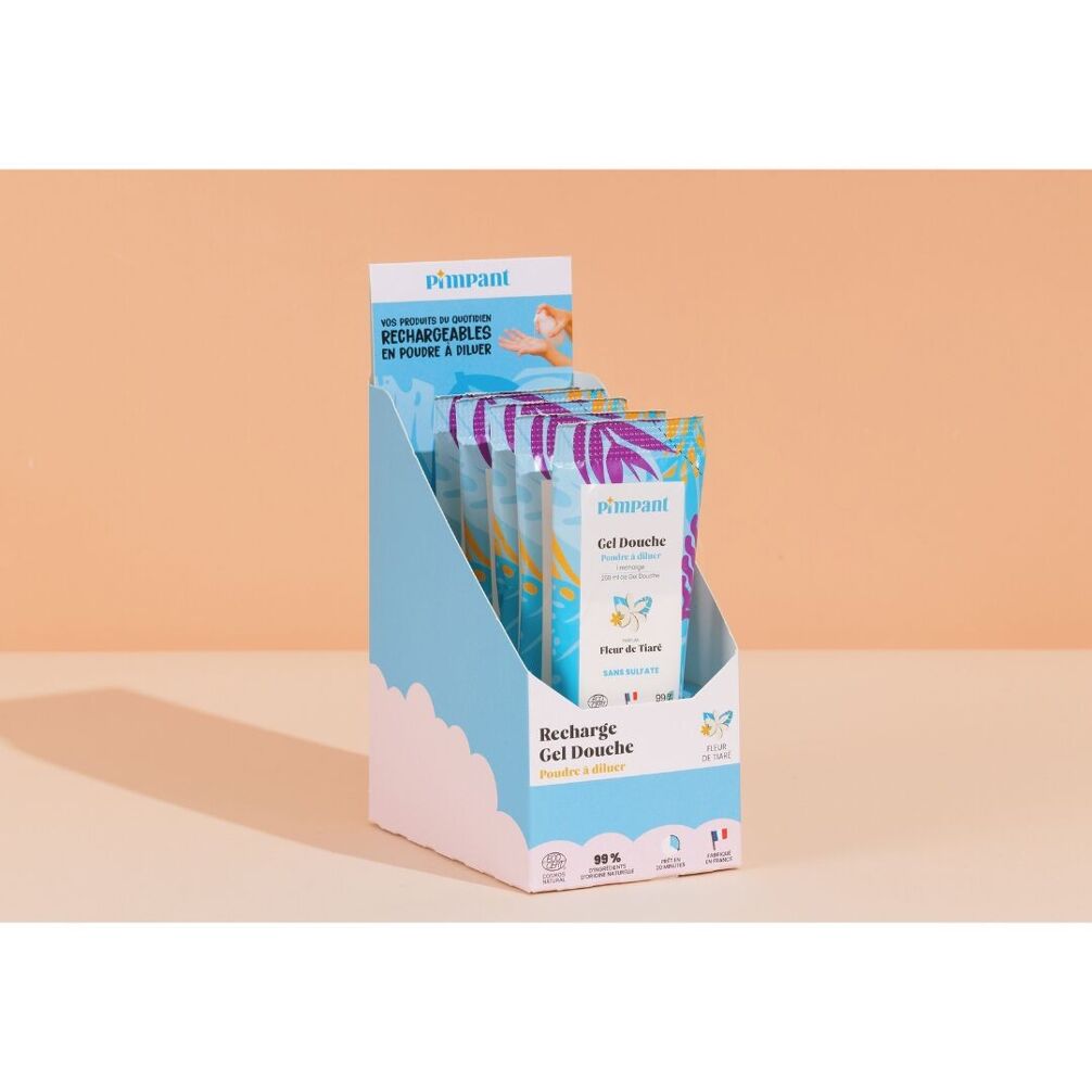 Gel Douche Fleur de Tiaré en poudre à diluer