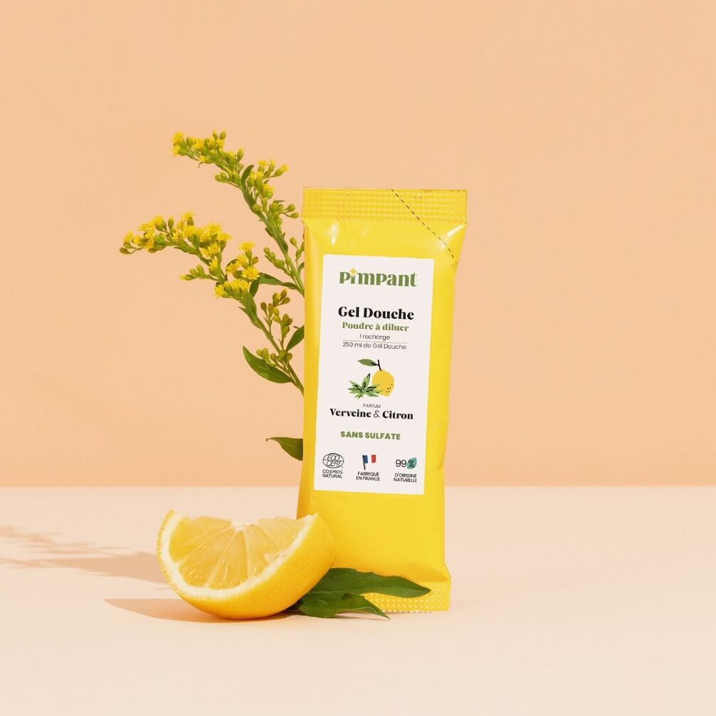Gel Douche Verveine Citron en poudre à diluer