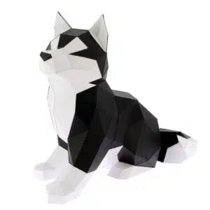 Husky - origami 3D