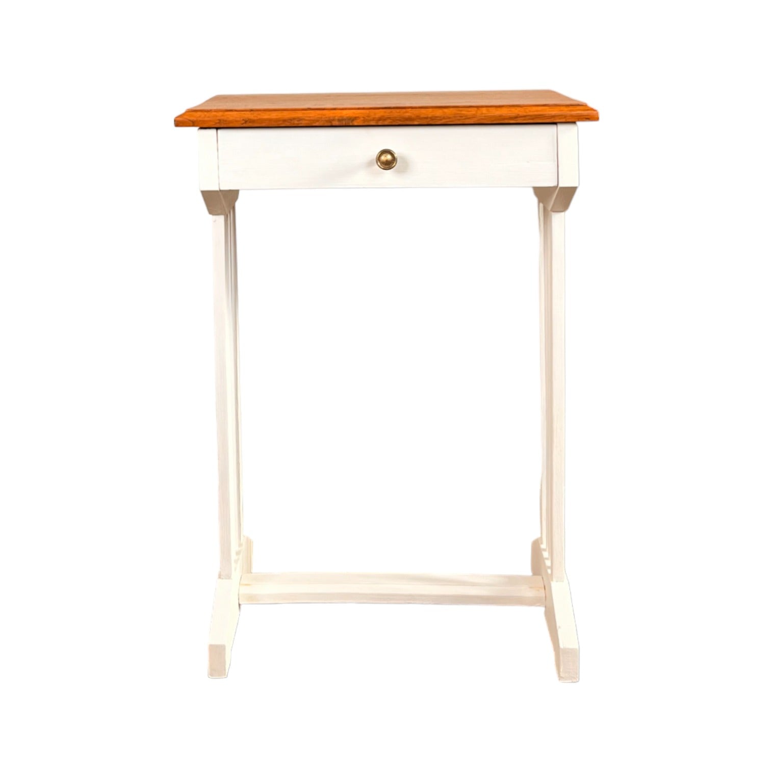 Meuble console blanc 1 tiroir