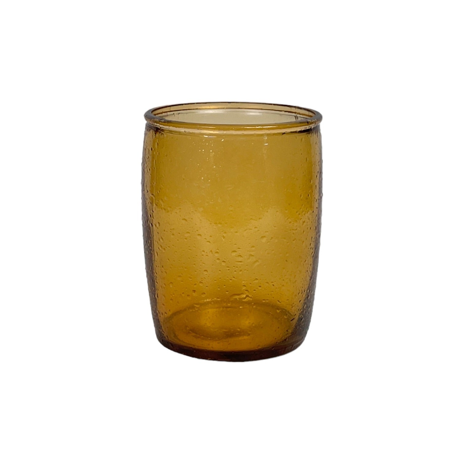 Gobelet en verre recyclé Miel