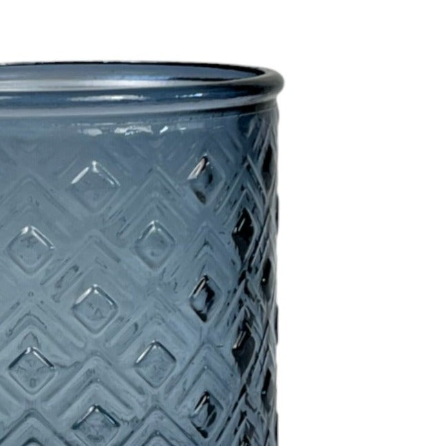 Gobelet en verre recyclé Bleu