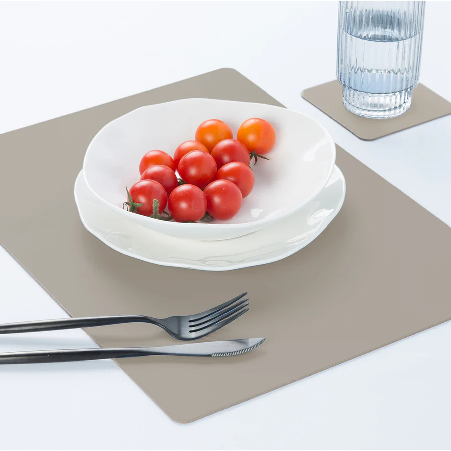 Set de table rectangulaire - Beige