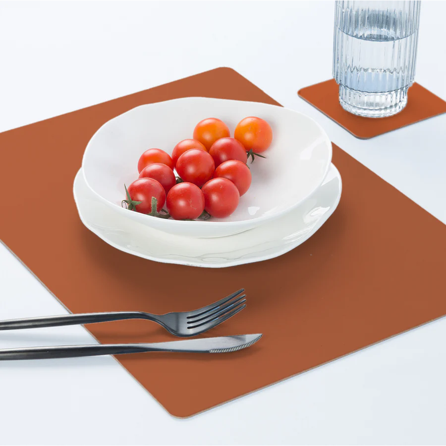 Set de table rectangulaire - Brique