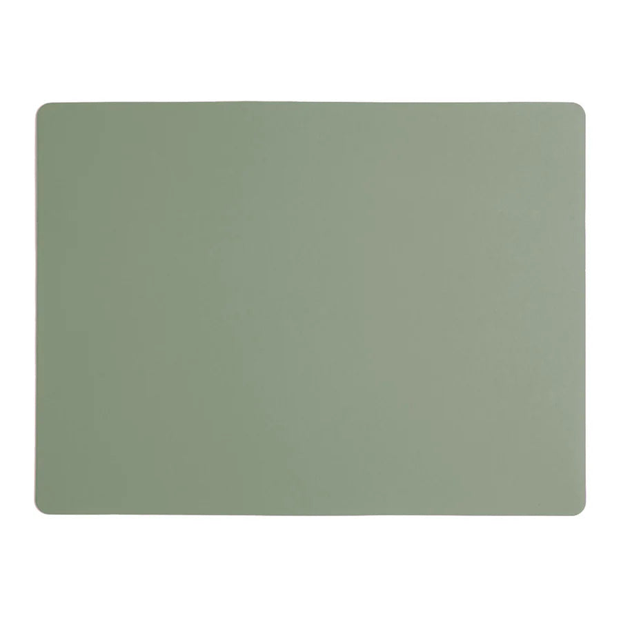 Set de table rectangulaire - Vert Sauge