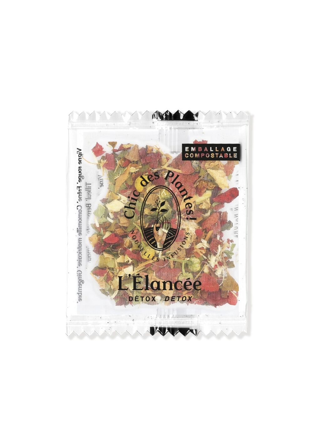 INFUSION BIO L'ÉLANCÉE (BOÎTE 12 SACHETS) - VIGNE ROUGE, TILLEUL, CAMOMILLE