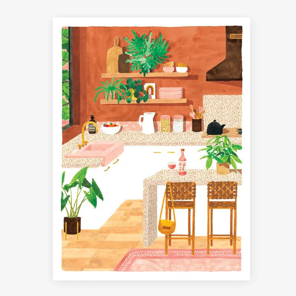 Affiche - Kitchen 18x24 cm