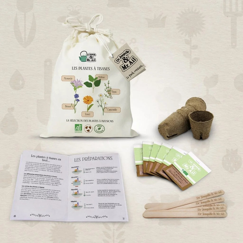 Kit de plantation - Les plantes à tisanes
