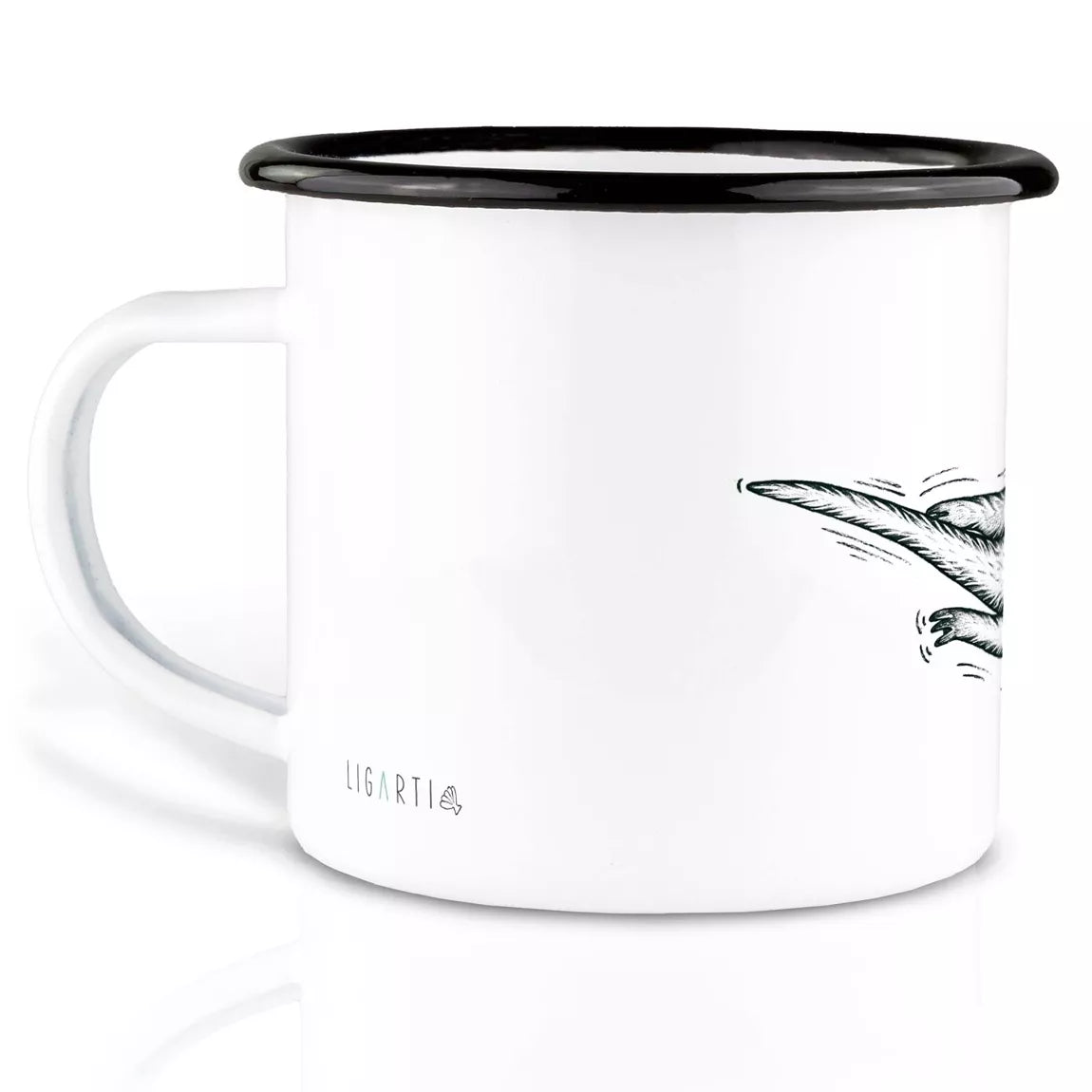 Mug émaillé - Loutre - 300ml