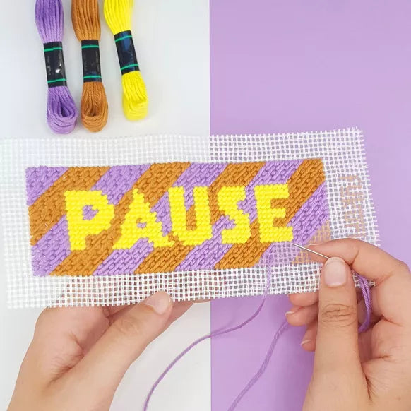 Kit Canevas marque-page - Pause