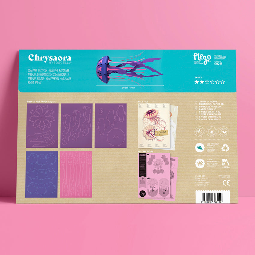 Origami Méduse rayonnée Chrysaora hysoscella