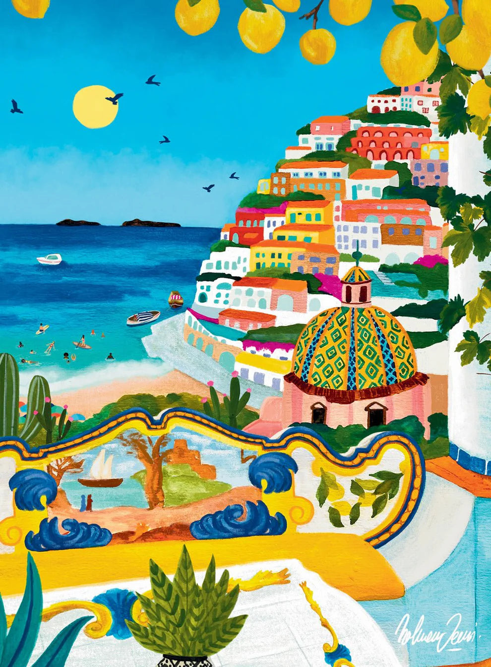 Mini-Puzzle 96 pièces - Positano
