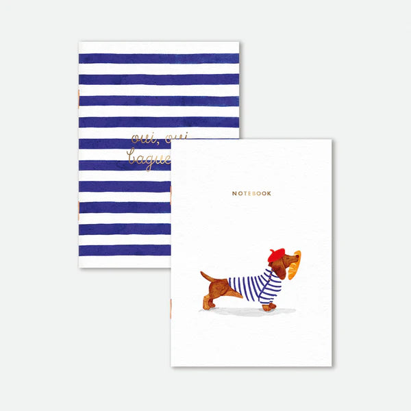 Carnets A6 DUO - Oui Baguette