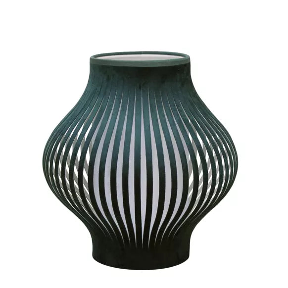 Lampe à poser Onion - velours Vert - 25cm