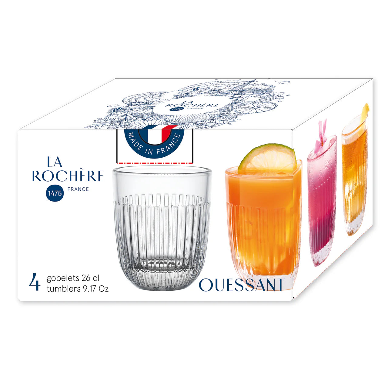 Coffret de 4 Gobelets OUESSANT