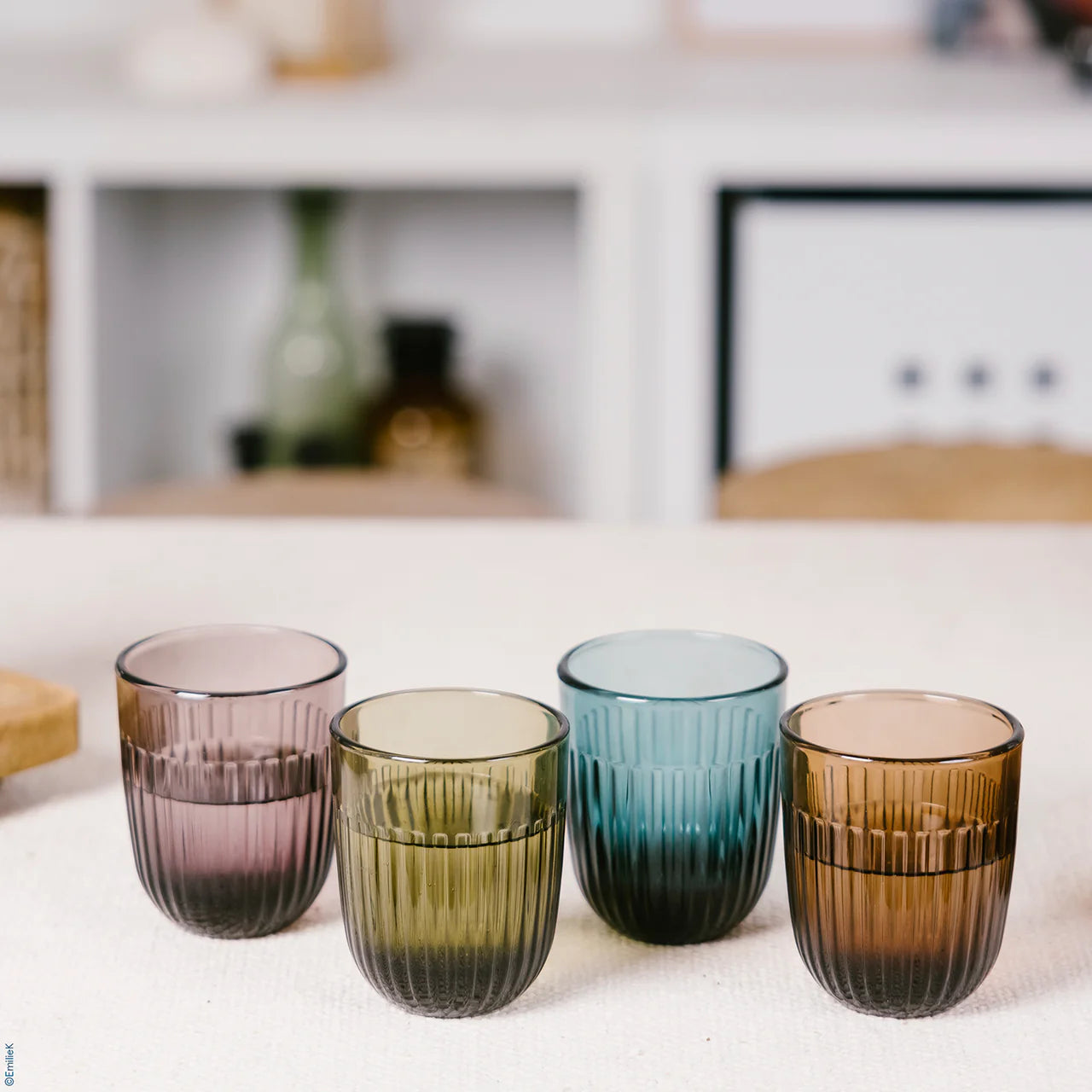 Coffret de 4 Gobelets OUESSANT Assortiment coloré