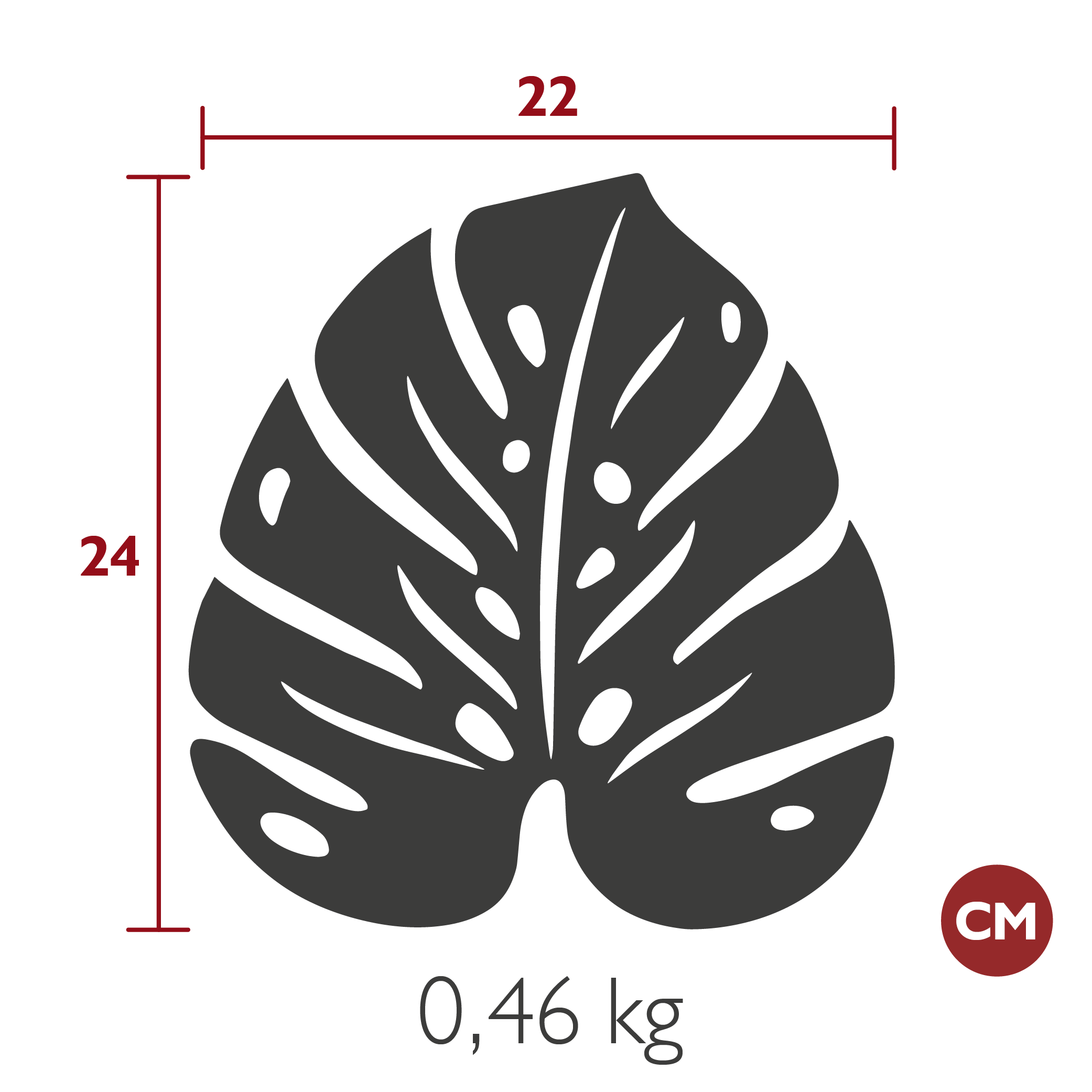 Dessous de plat Monstera - Cactus