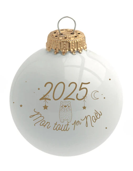 Boule de Noël - 2025 MON TOUT 1ER NOEL