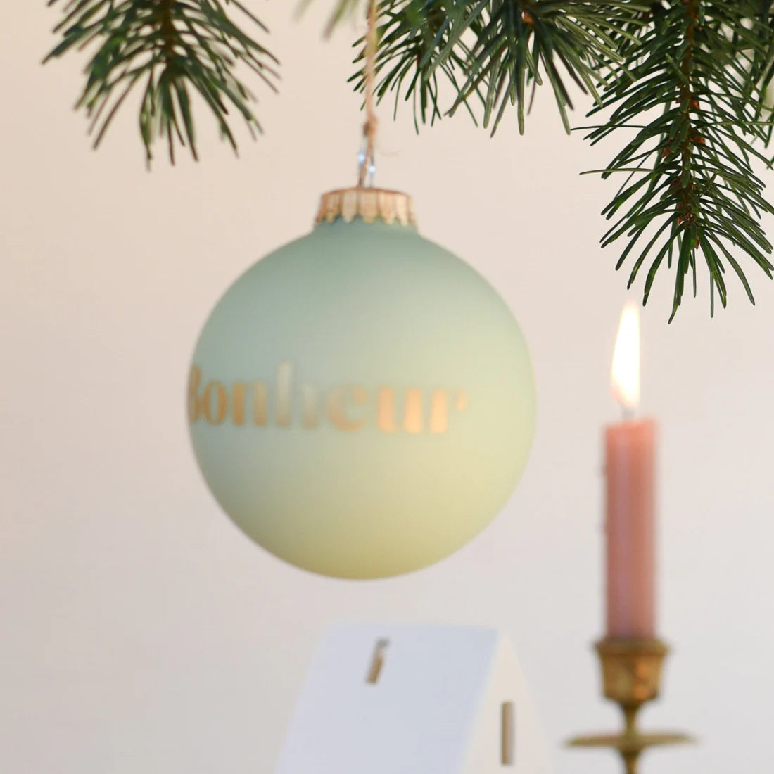 Boule de Noël - TILLEUL BONHEUR ENSEMBLE