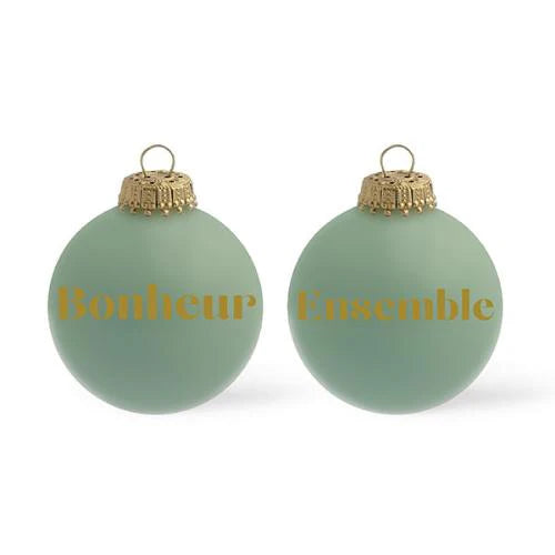 Boule de Noël - TILLEUL BONHEUR ENSEMBLE
