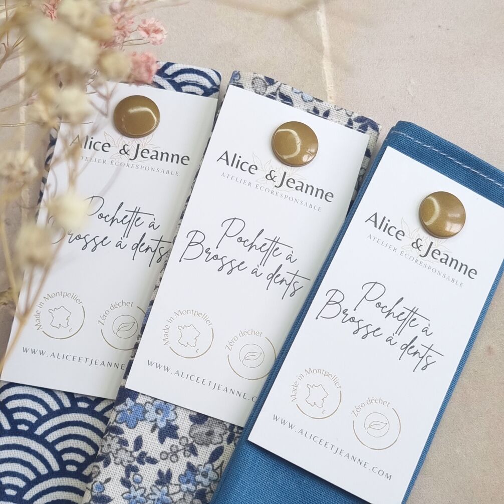 Pochette à brosse à dent Céleste