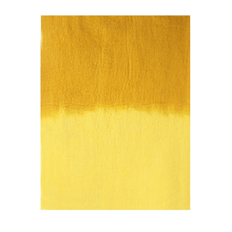 POSTER, Dégradé de jaune en laine
