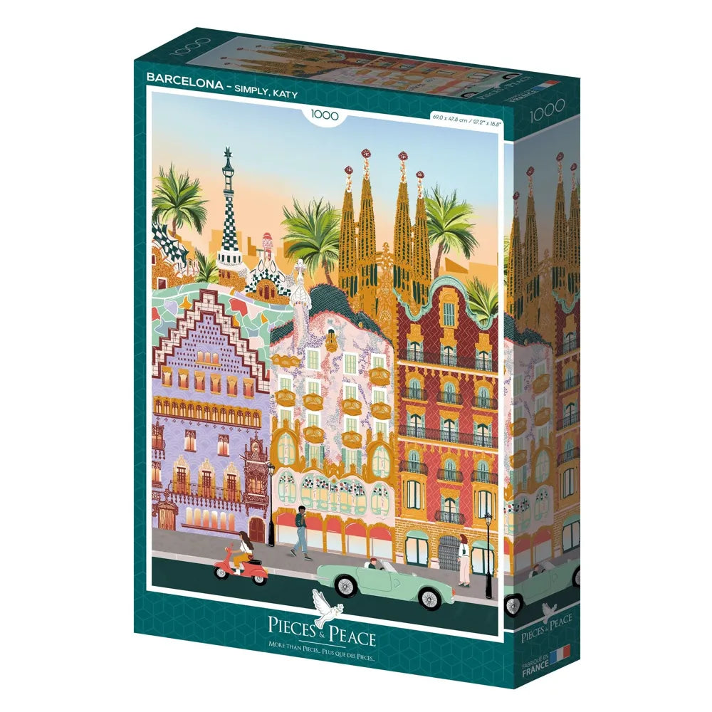 Puzzle 1000 pièces - Barcelone