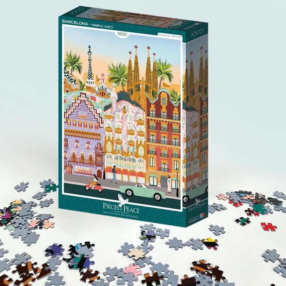 Puzzle 1000 pièces - Barcelone