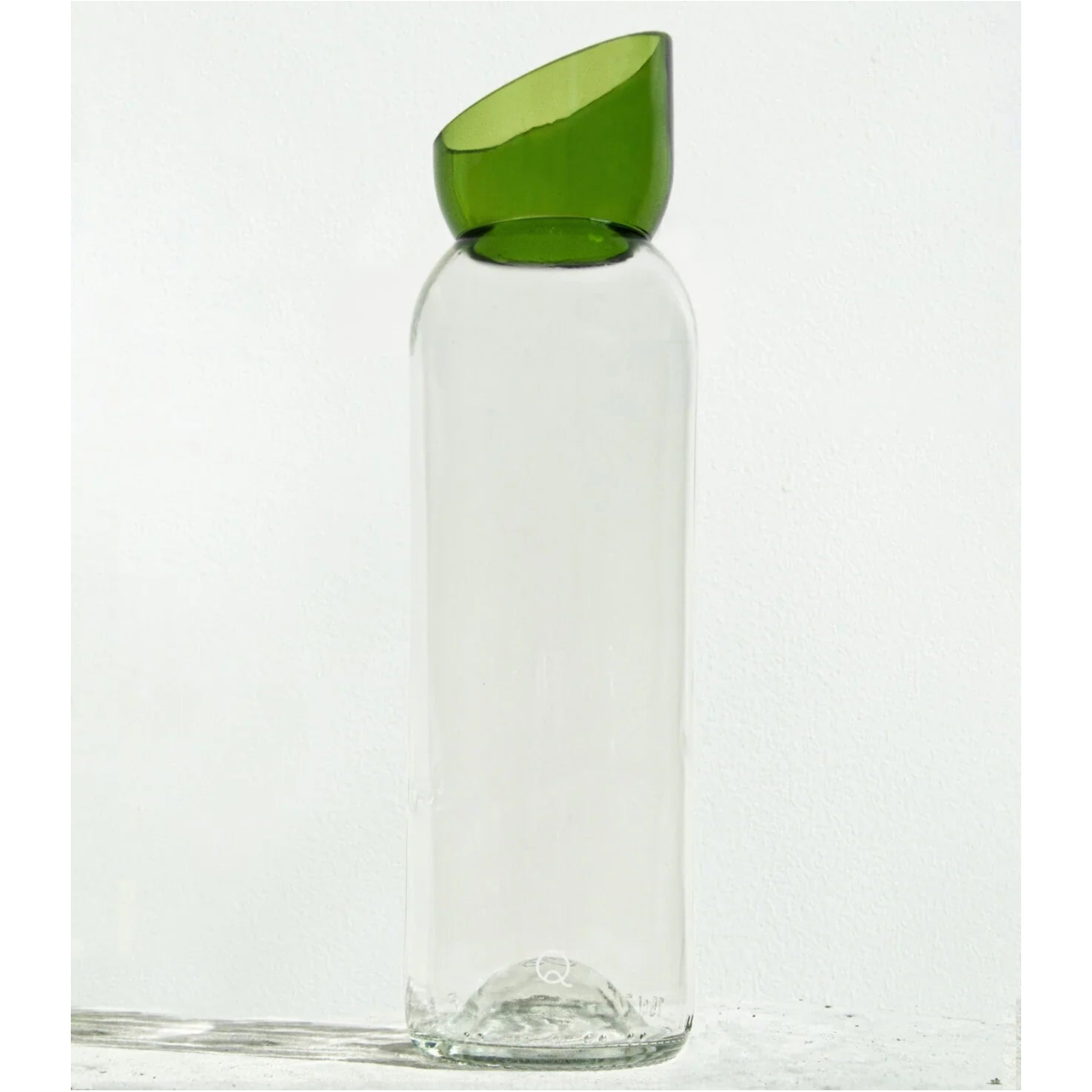 carafe bicolore transparent/vert