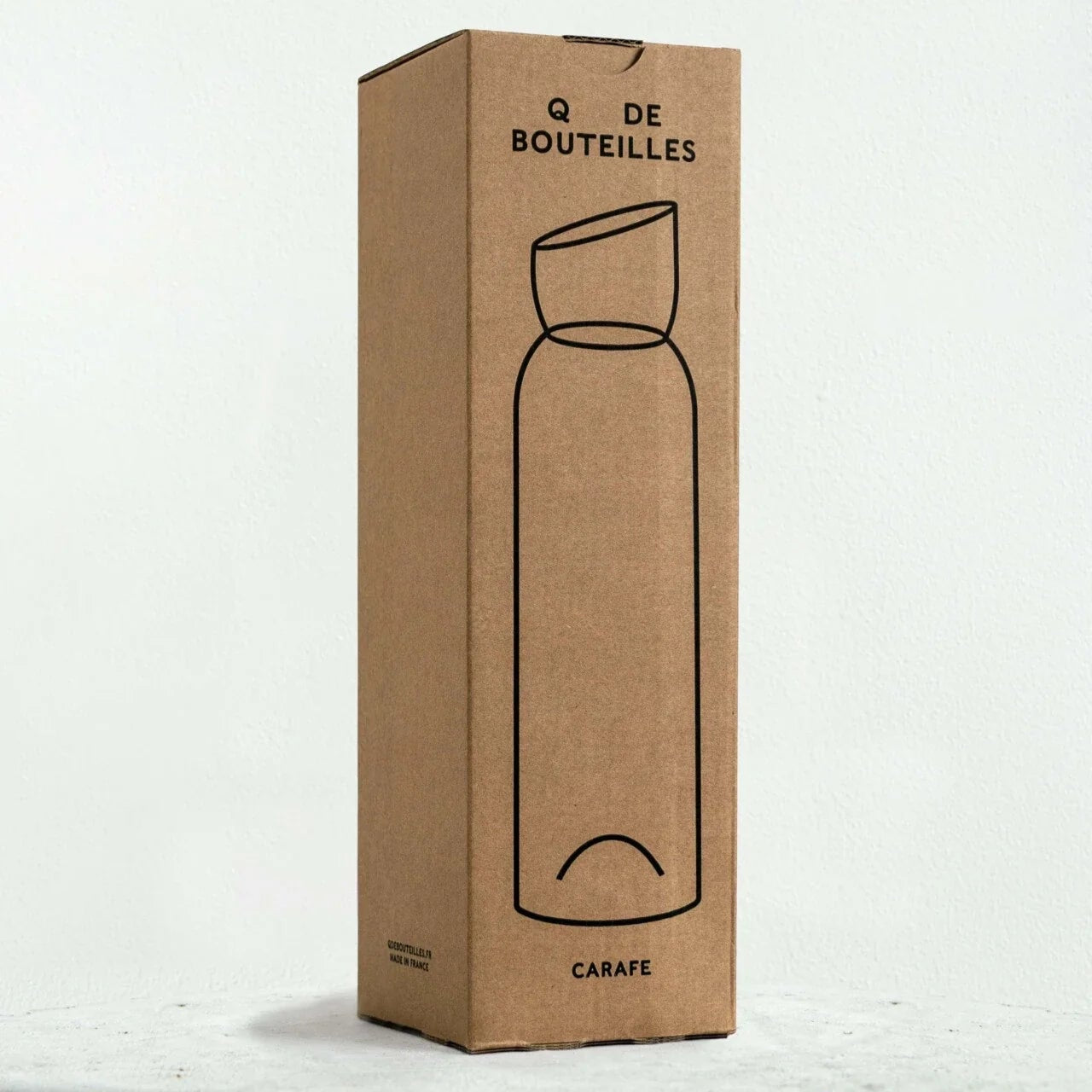 Carafe bicolore transparent/vert