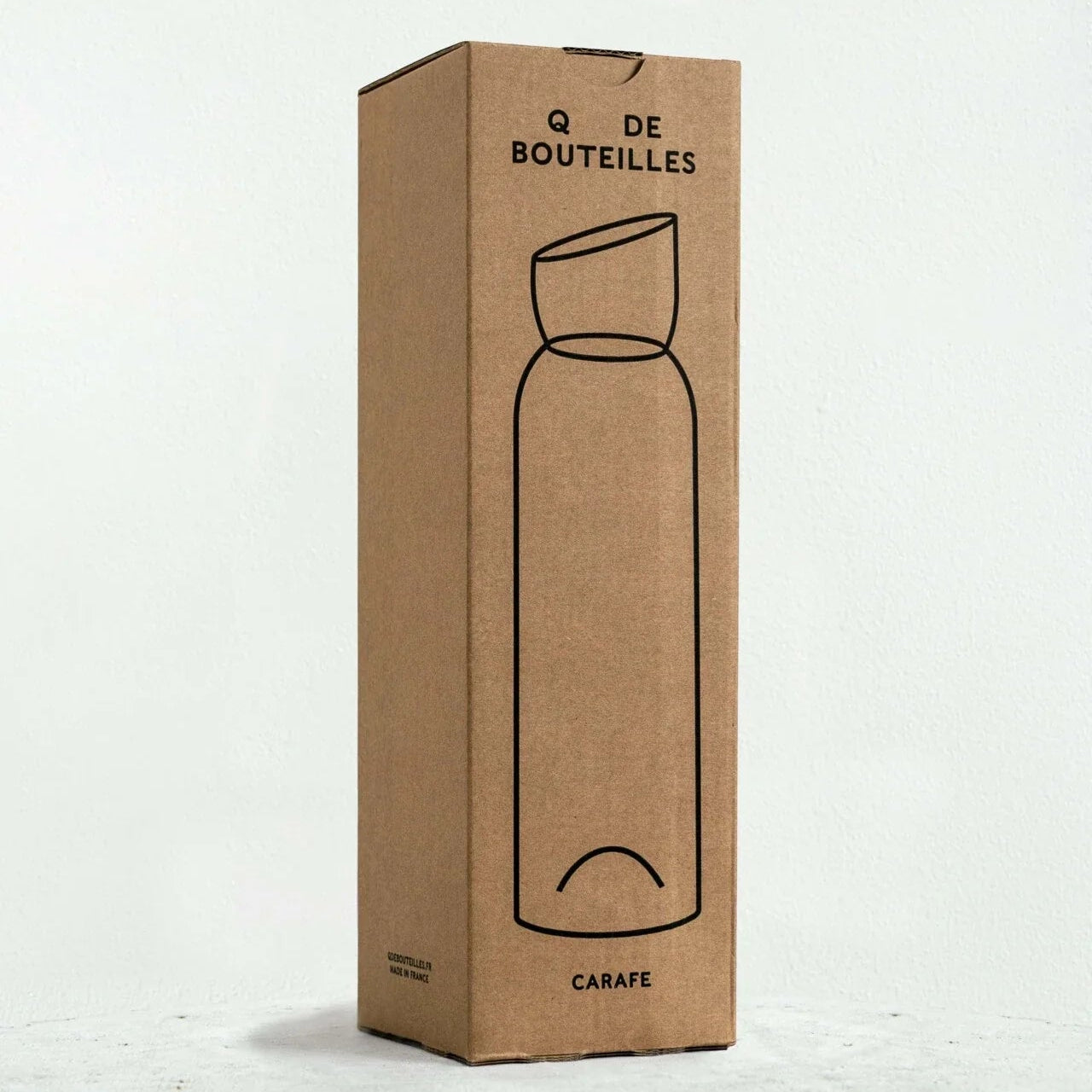 Carafe bicolore ambré/transparent