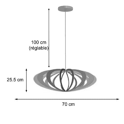 Suspension ROLLING D 70 cm