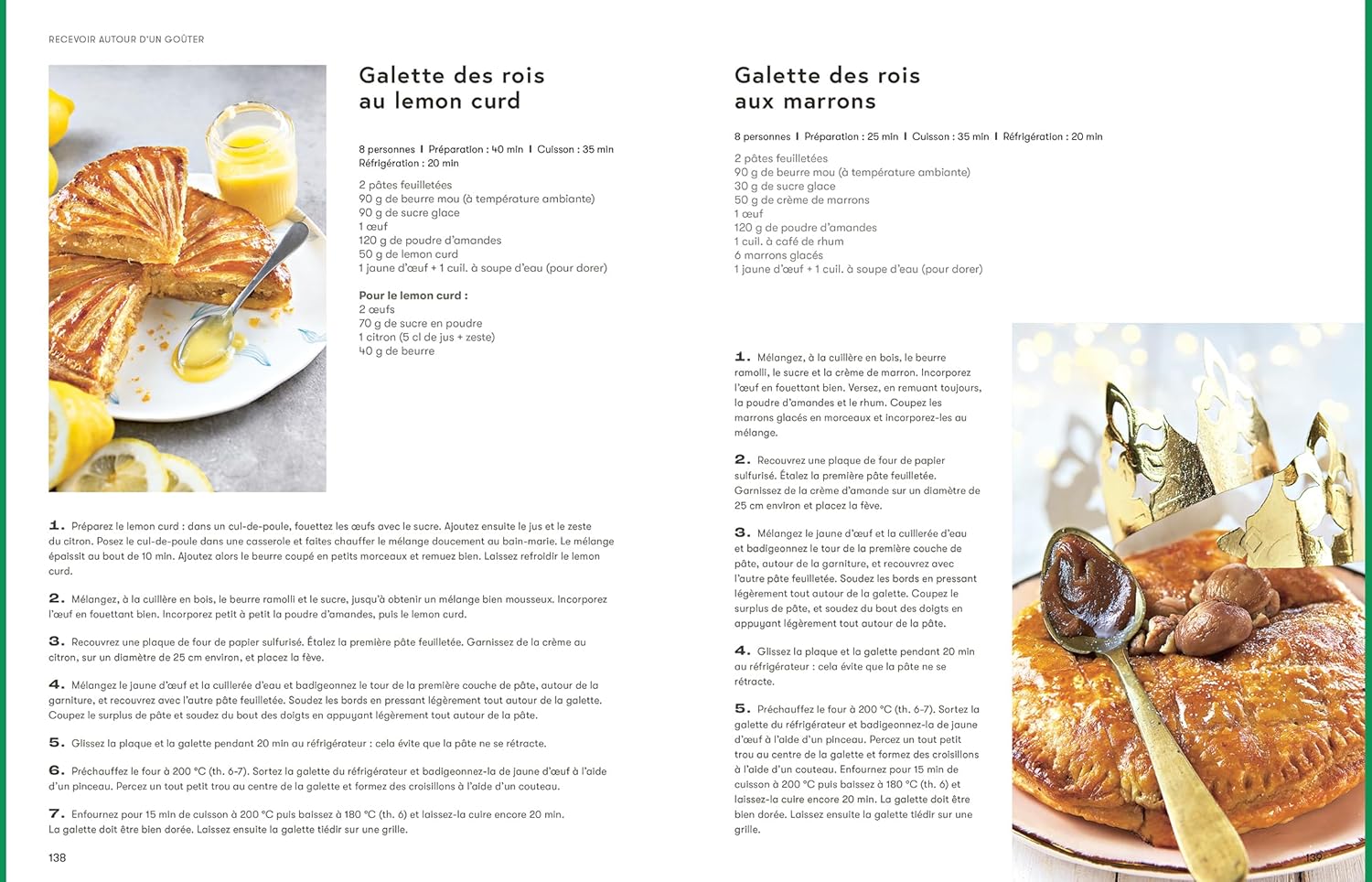 Recettes pour recevoir