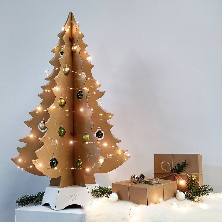 Sapin de Noël eco-responsable Naturel 80cm