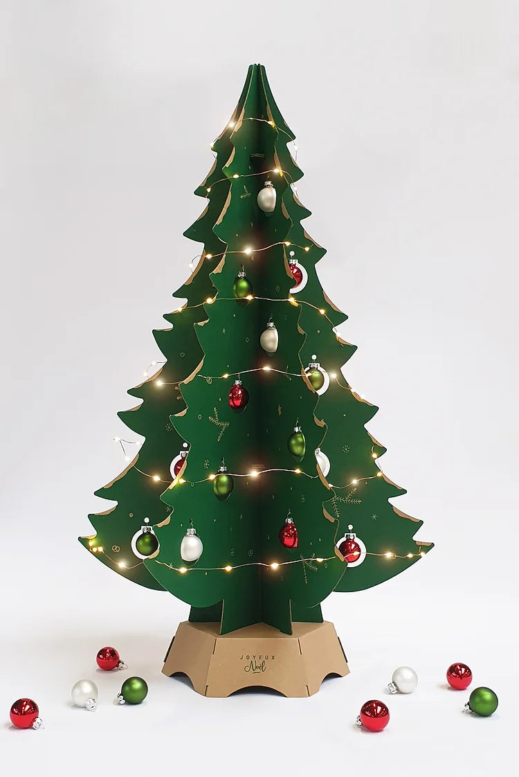 Sapin de Noël eco-responsable Vert 80cm