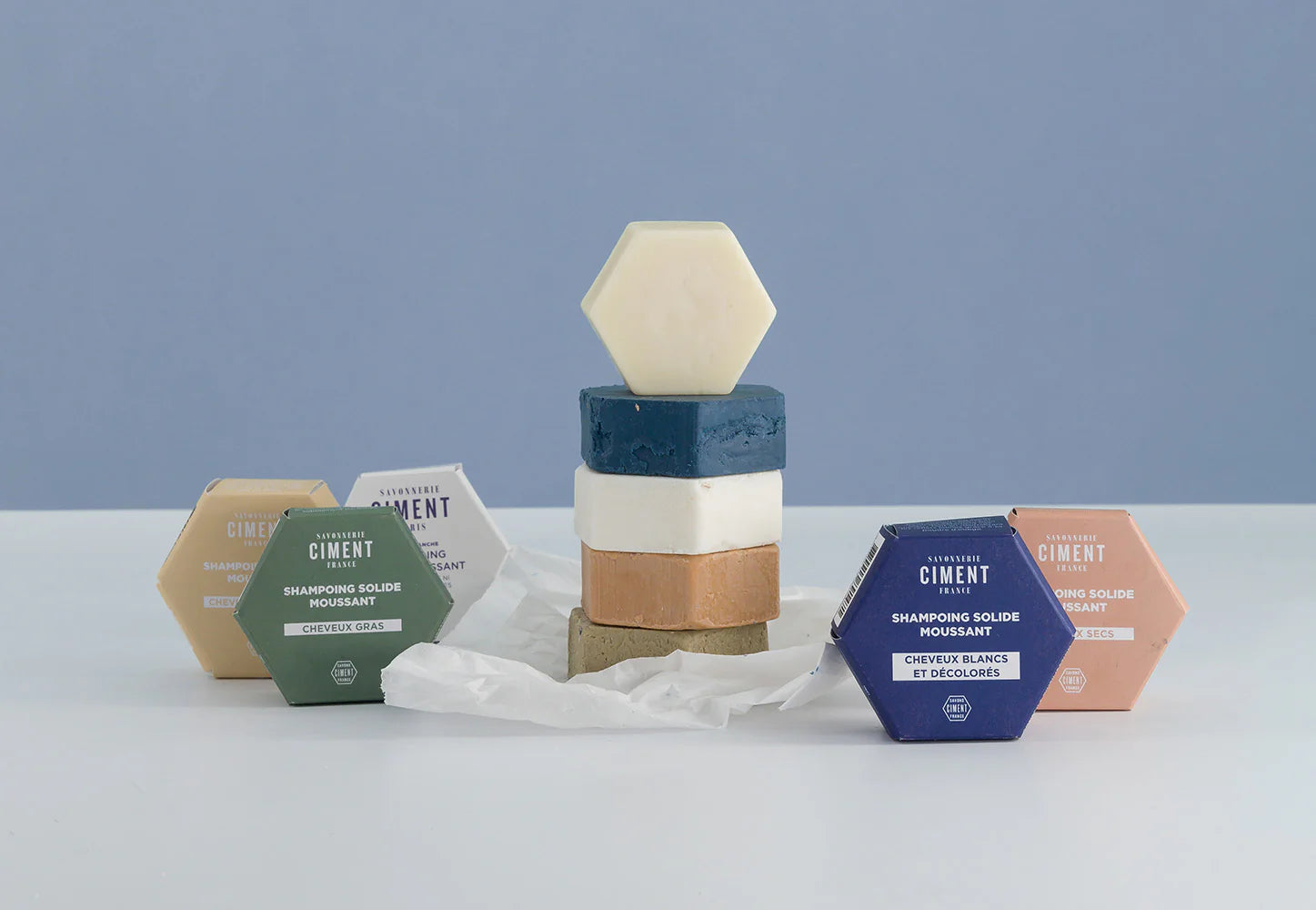 Shampoing solide pour cheveux gras