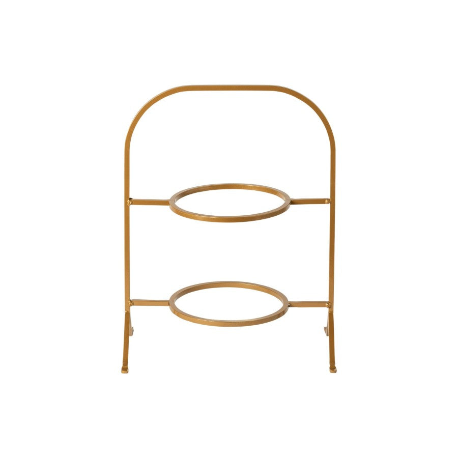 Support pour 2 petites assiettes Marrakesh doré