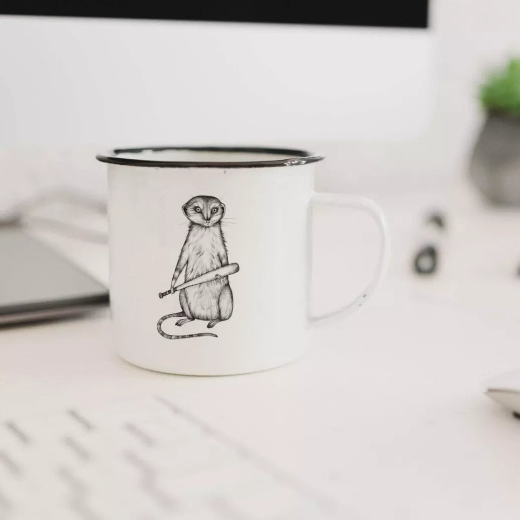 Mug émaillé - Suricate Hitman Harry - 300ml