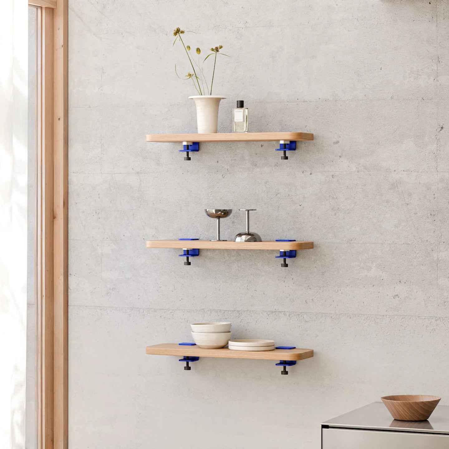 Bracket tiptoe Bleu Klein