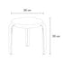 Tabouret enfant MINI LOU (chêne, jaune soleil)