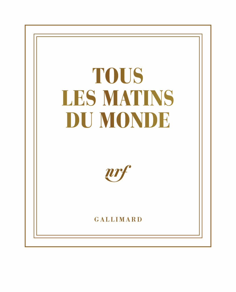 Carnet Poche - TOUS LES MATINS DU MONDE - 10,5 x 13 cm