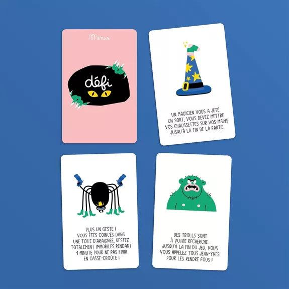 Jeu de cartes défis - TRESOR EN VUE !