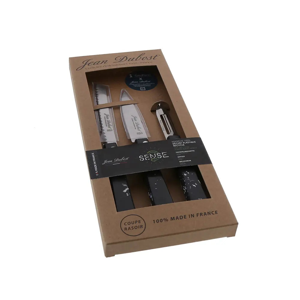 Set de 3 pièces Sense Noir
