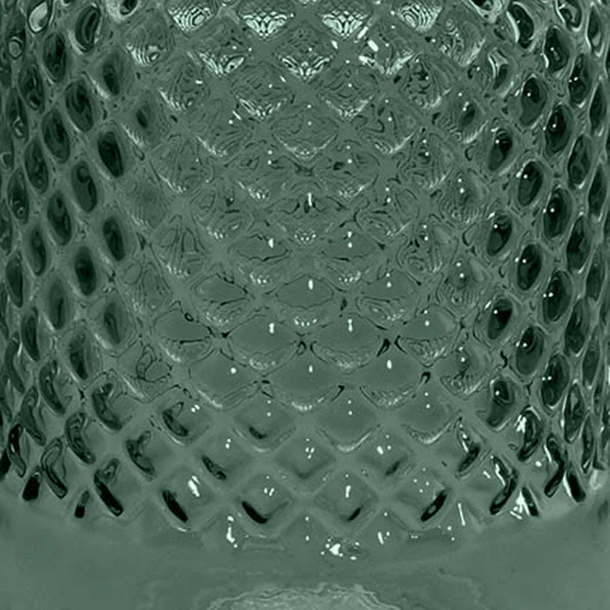 Vase bouteille en verre recyclé - Vert Eucalyptus - 22 ou 28 cm