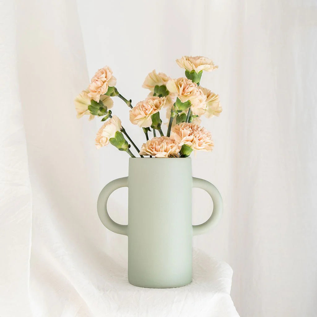 Vase avec anses Mediterranea vert