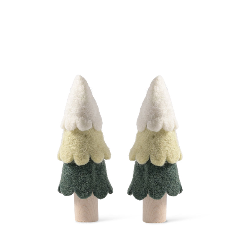 Sapin Arbre de Noël, vert et blanc