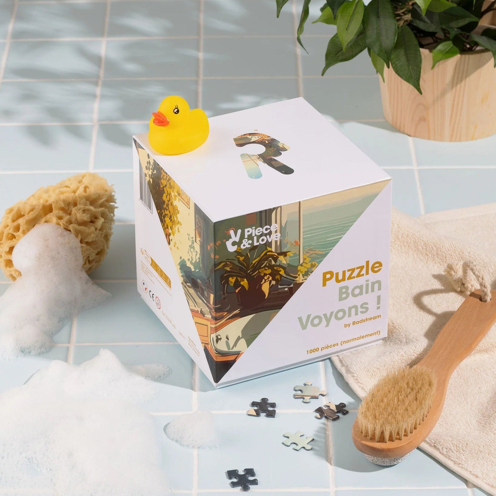 Puzzle 1000 pièces bain voyons